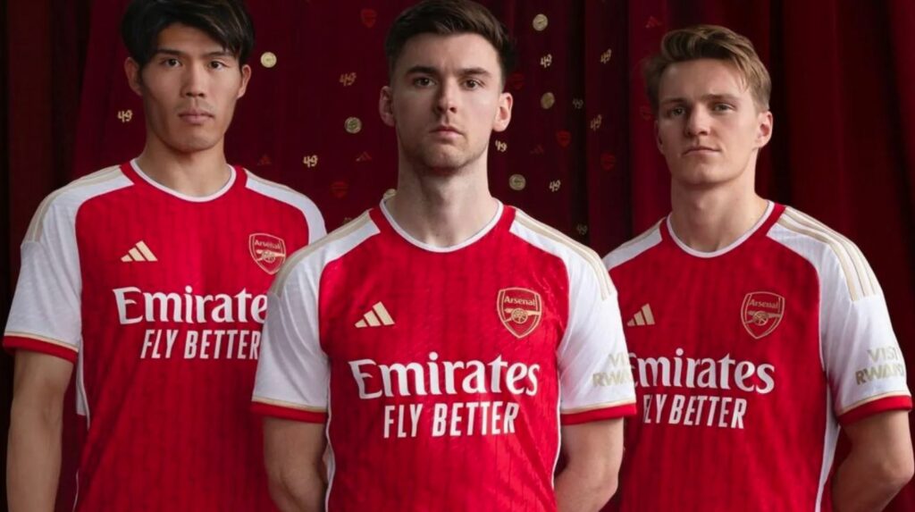 arsenal home kit 2023 2024